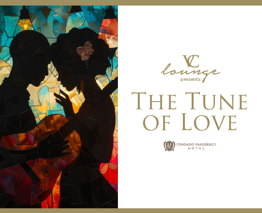 Illustration of a couple and reads The Tune of Love