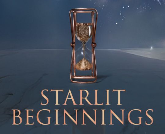 champagne flutes and green lights