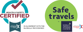 Health and safety certified and Safe Travels by Puerto Rico Tourism company
