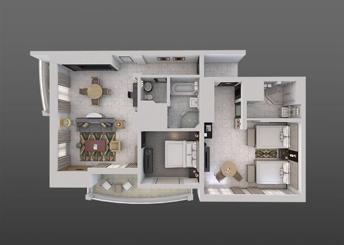 TwoBedroom Suites Luxury in San Juan Condado Vanderbilt